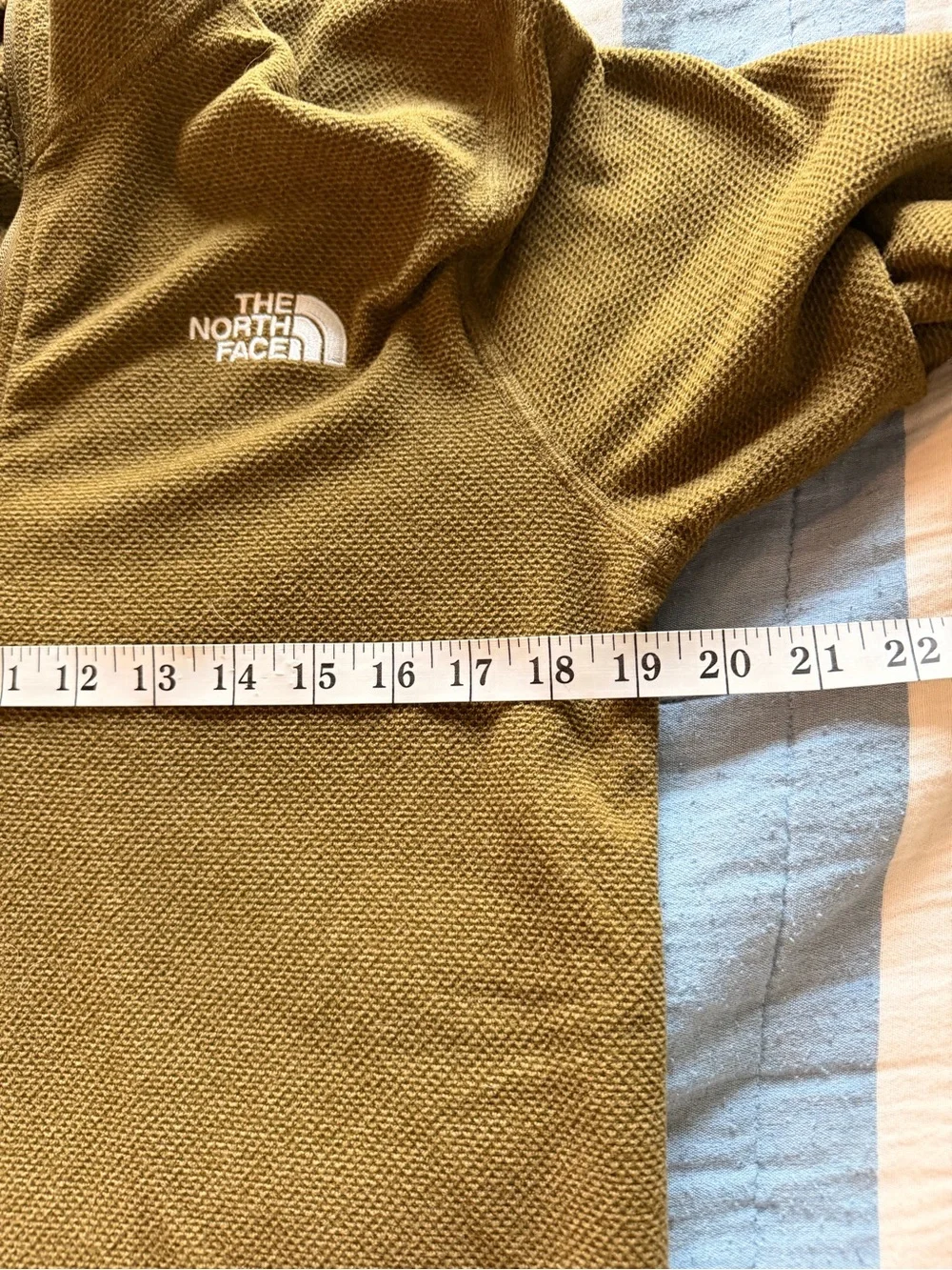 The North Face Cap Rock Half Zip Pullover Fleece Green Men's Size Small
